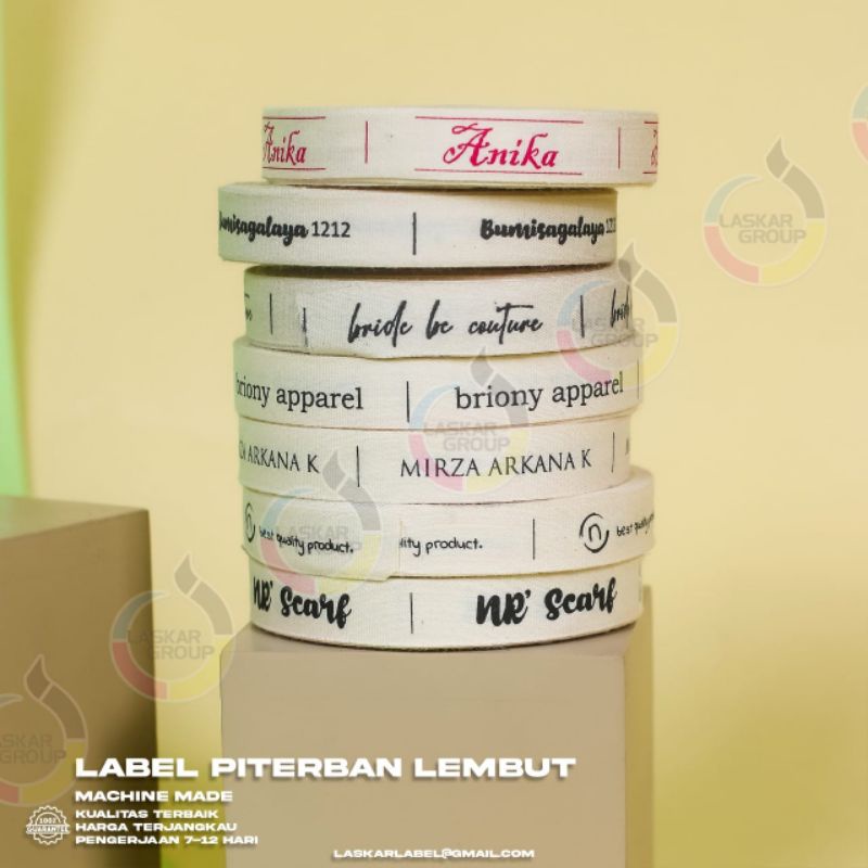 

LABEL PITERBAN IMPORT 15 METER / LABEL NAMA BAHAN KATUN / LABEL NAMA CUSTOM