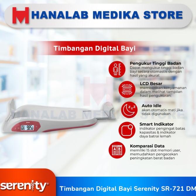 Timbangan Bayi Digital Serenity SR 721 DM