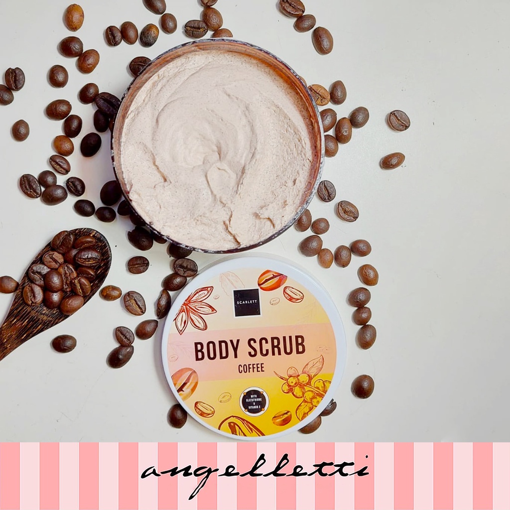 

SCARLETT Whitening Body Scrub Lulur Coffee 250 gr