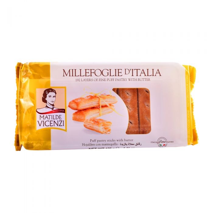 

Vicenzi Millefoglie D'Italia Puff Pastry Sticks with Butter [125 gr]