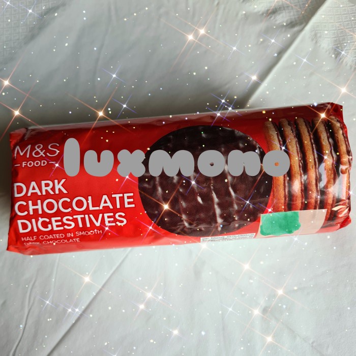 

M&S MARK MARKS AND SPENCER DARK CHOCOLATE DIGESTIVES BISCUITS BISKUIT