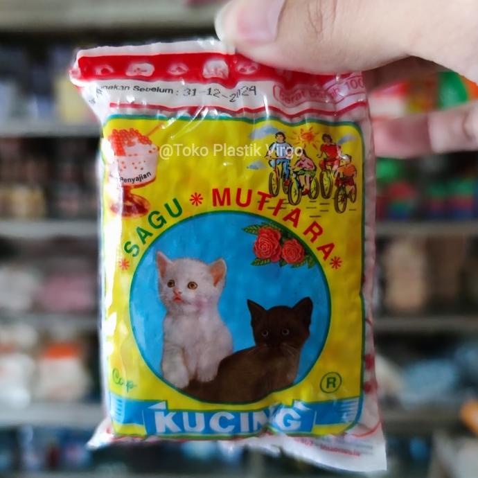 

`````````] Sagu Mutiara Cap Kucing 100gr