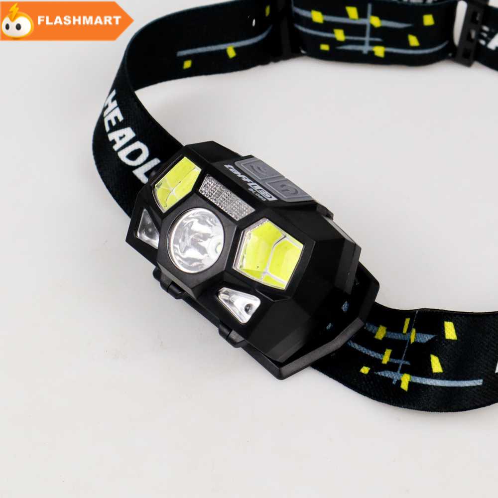 FLASHMART Headlamp Rechargeable USB Motion XPE+COB 10000 Lumens - BL066