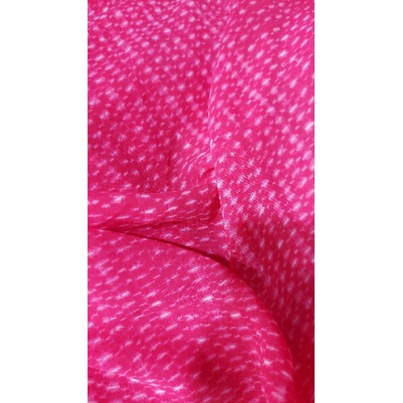 Kain chiffon ceruty motif/bahan sifon ceruti printing harga per 50cm