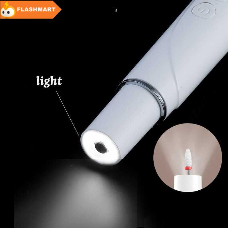 FLASHMART Bor Kuku Elektrik Mini Nail Polish Pedicure Portable 7 Heads - M1