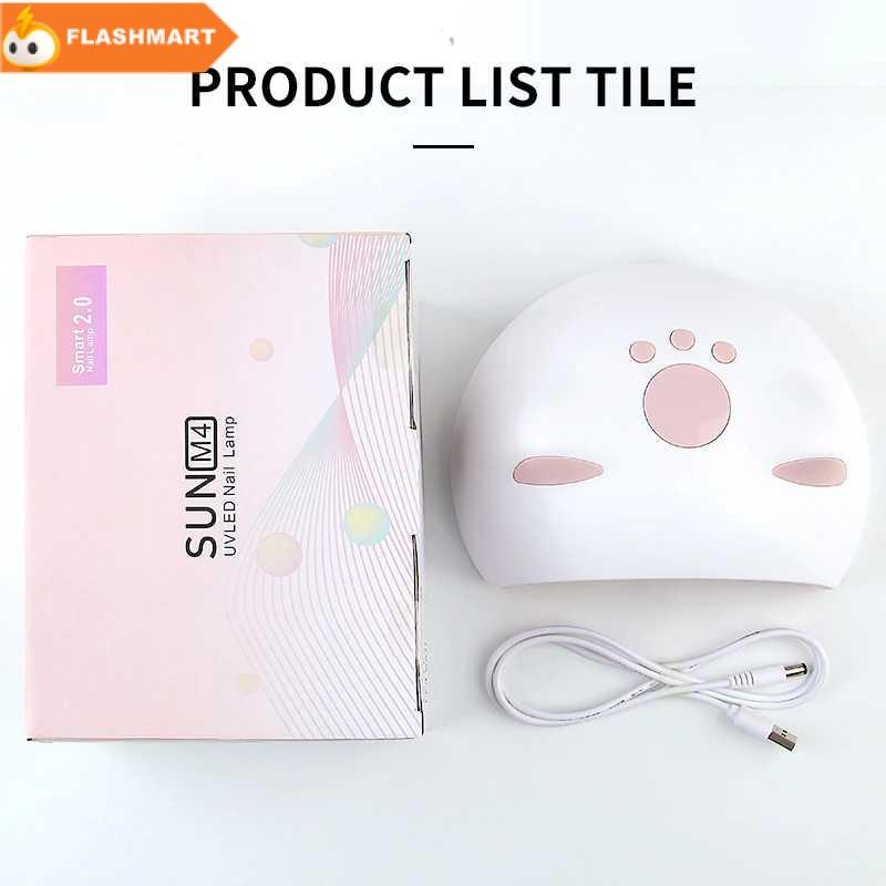 FLASHMART SUN Pengering Kutek Kuku UV LED Nail Dryer 60W - M4