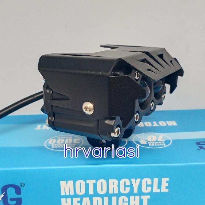 Lampu Tembak Foglamp Sql 3 Mata Hjg/Lampu Laser 3 Mata Sepasang