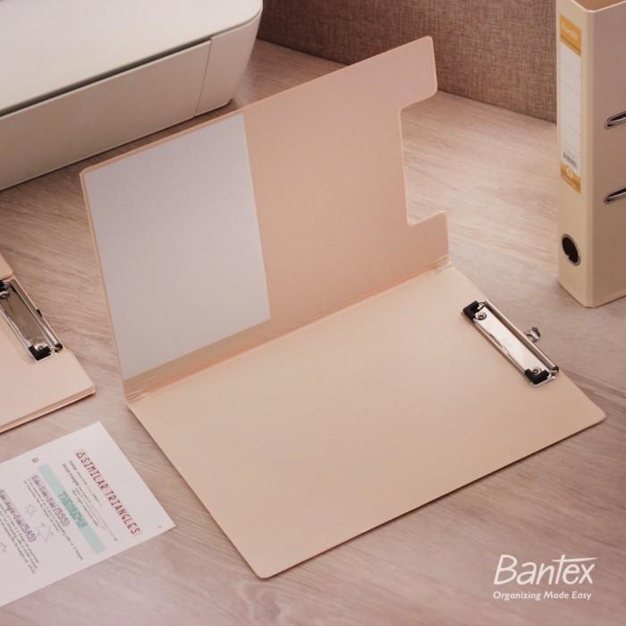 

Terlaris Bantex Clipboard With Cover Clipfolder A4 F4 Folio Peach