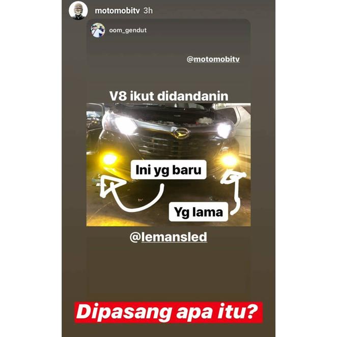 Foglamp Led Dual Color Honda Accord Brio Brv City Fog Lamp H8 H11 H16