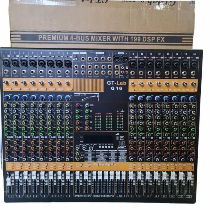 Terlaris Mixer Audio Gt Lab G16/Gt Lab G 16 16Ch By Rdw Original
