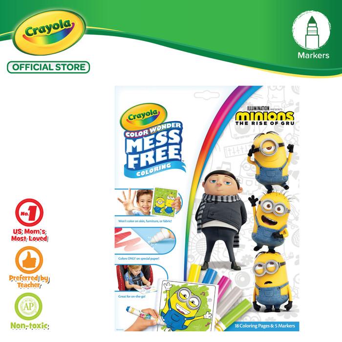 

Best Seller Crayola Color Wonder Mess Free Minions 2 Coloring Pages & Markers