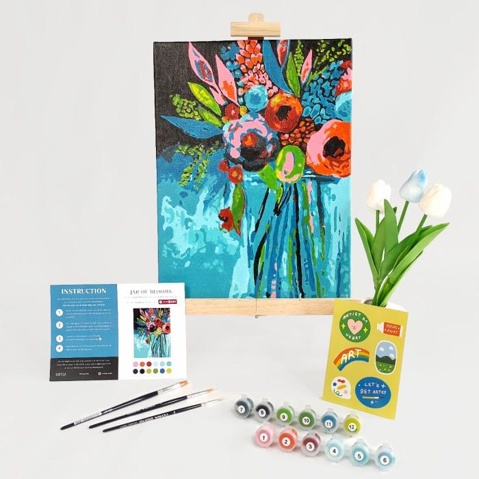 

Best Seller Bartega Paint By Number Kit : Jar Of Blooms