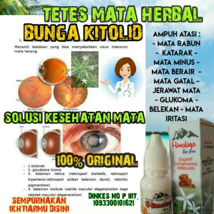 Obat Tetes Mata Himalaya Herbal Bunga Kitolid Atasi Kat