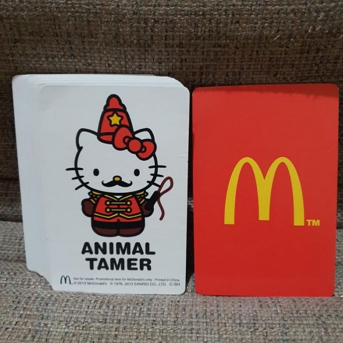 MUST HAVE ALPHABET CARD HELLO KITTY FROM MCD TERMURAH