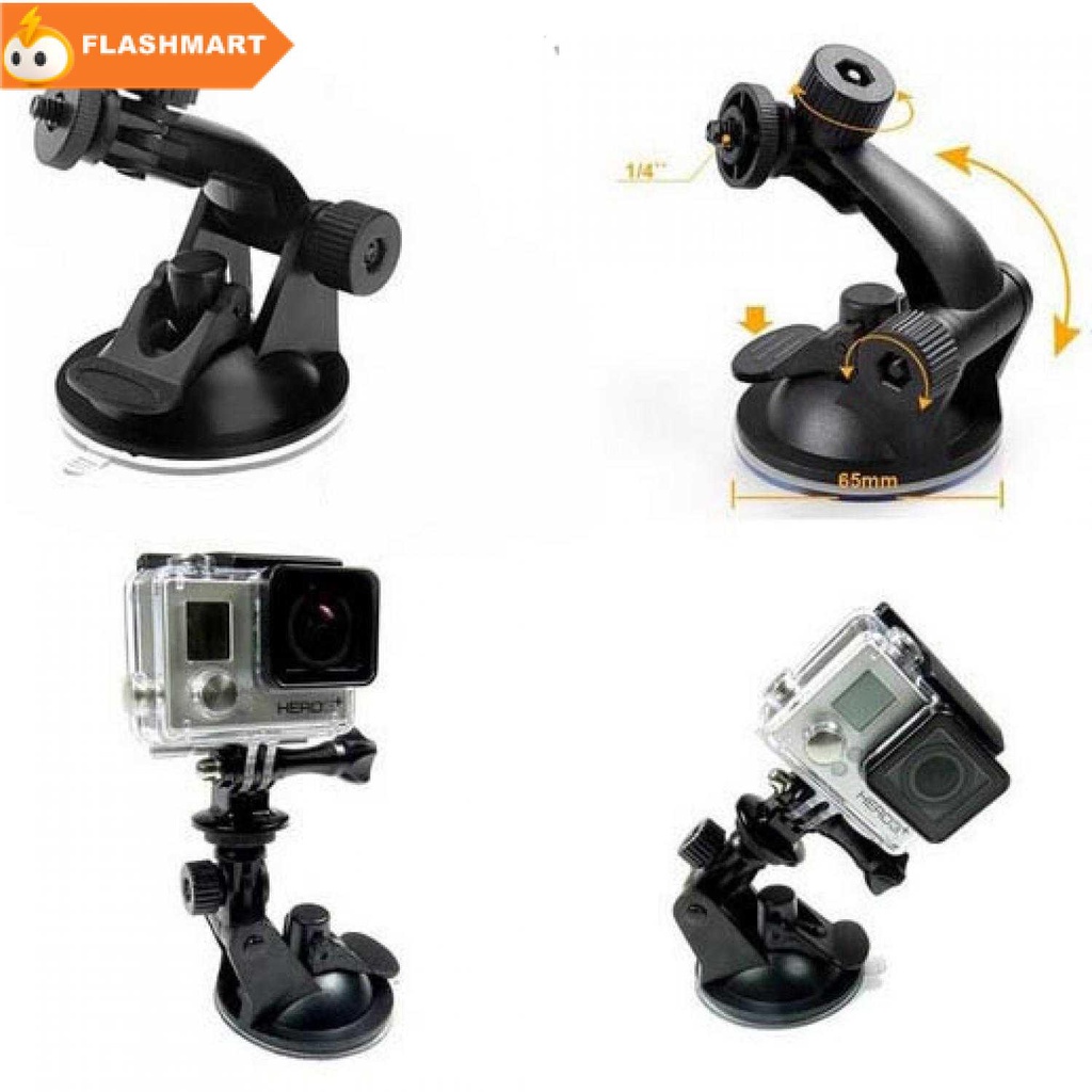 FLASHMART FORAUTO Suction Cup Car Holder Kamera Aksi for GoPro / Xiaomi Yi - XTGP51