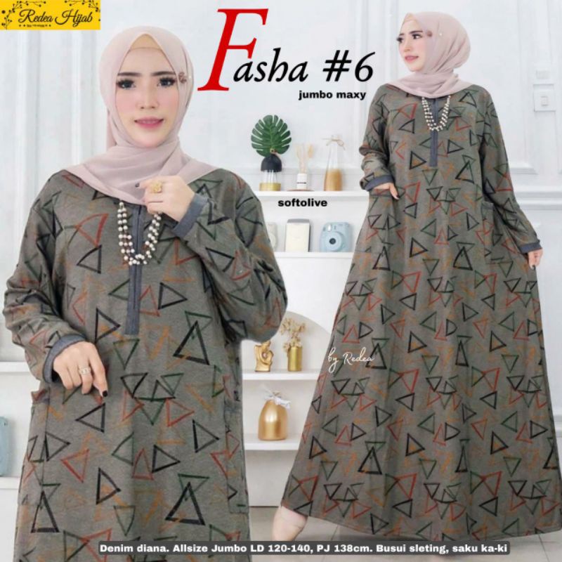 FASHA JUMBO MAXY BY RADEA// Denim Diana // Bisa cod