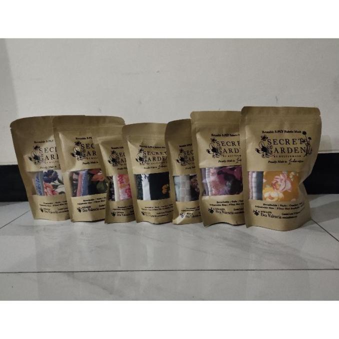 Masker Batik Kultur Edisi Secret Garden