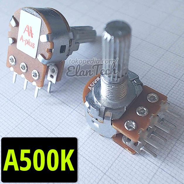 A500k Potensio A-Plus Aplus Stereo Potensiometer A 500k Elan73c Murah
