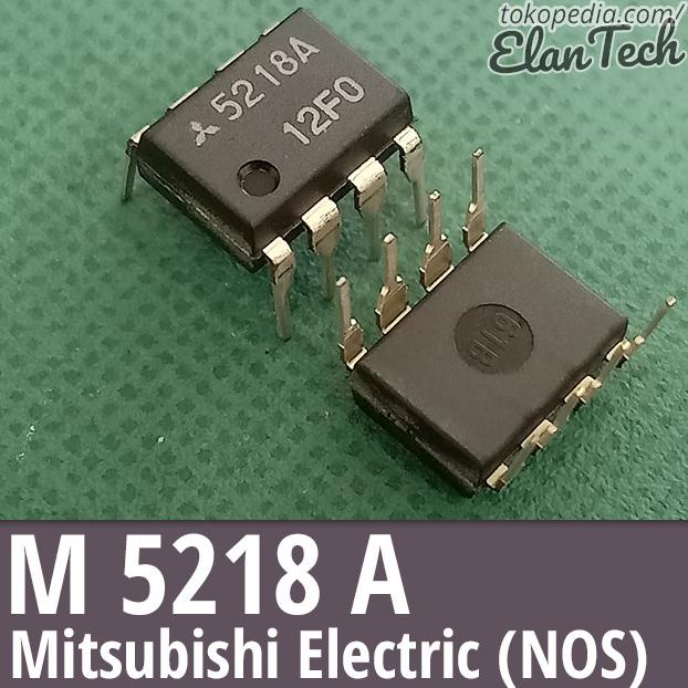 M5218A Dual Low Noise Op Amp Mitsubishi M5218 A Elan73c Ayo Beli