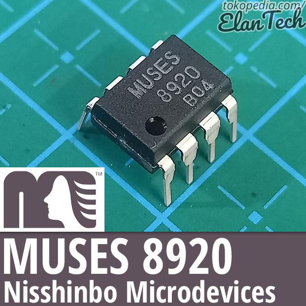 MUSES 8920 Audio J-FET Input Dual OpAmp Ori Original Asli Elan73c dijamin