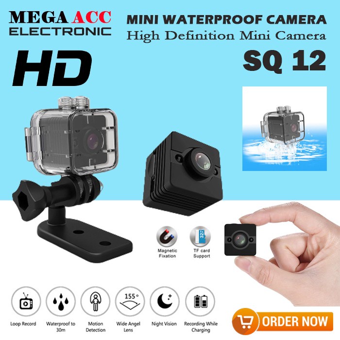 Mini Video Camera Sport SQ12 1080P Waterproof