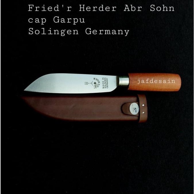 ___] Pisau Daging Cap Garpu Original Herder Solingen Jerman 5B