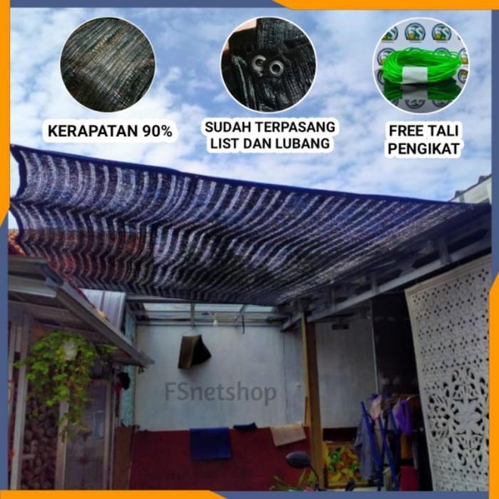 Terlaris Jaring Peneduh Paranet 90 Sudah Terpasang Mata Ayam Paranet List Nylon
