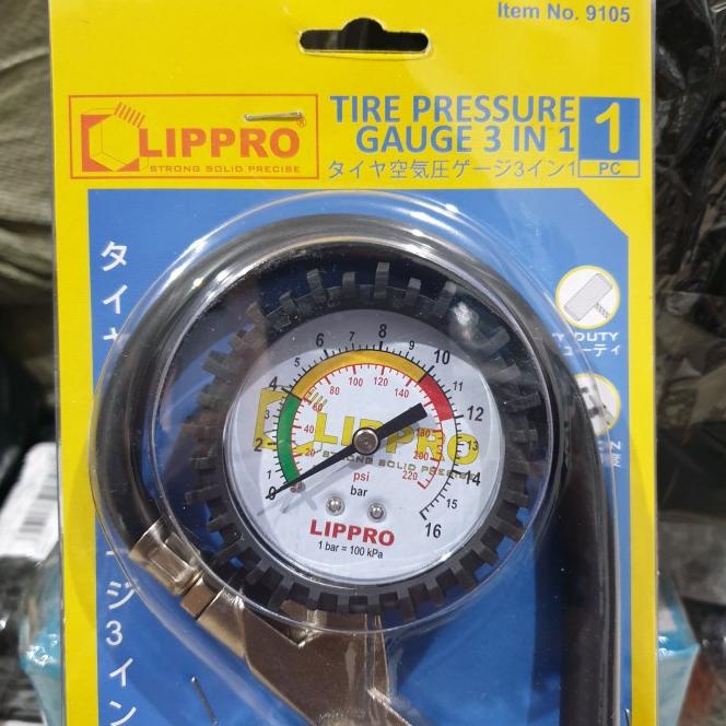 Lippro Tire Pressure Gauge 3 In 1 Lippro Inflator Lippro 3 Fungsi