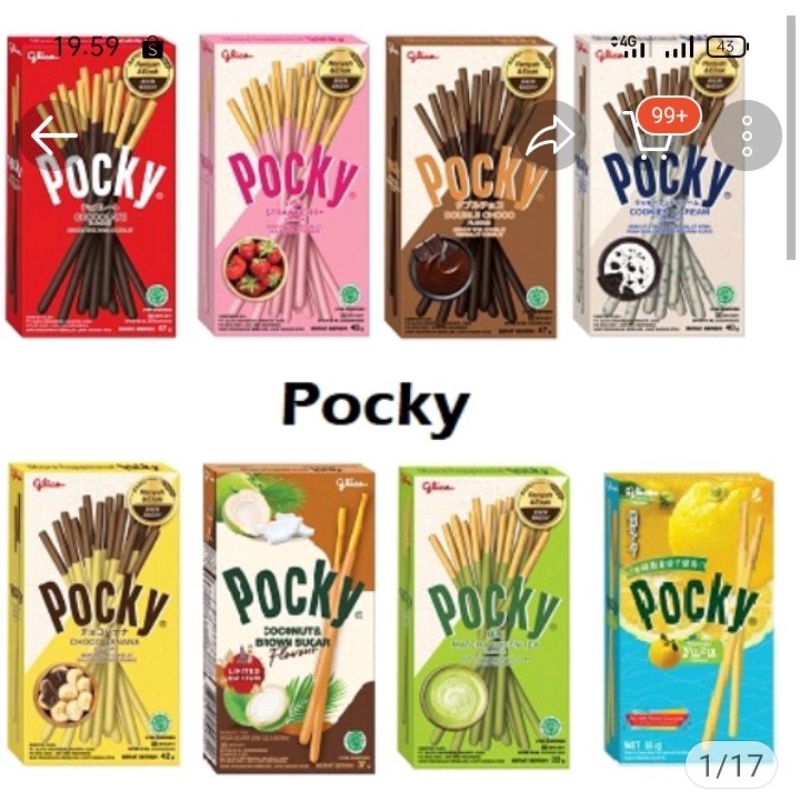 

Pocky assorted rasa