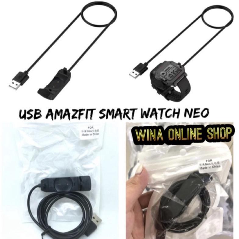Terbaru Usb Charger Amazfit Neo / Smart Watch Neo
