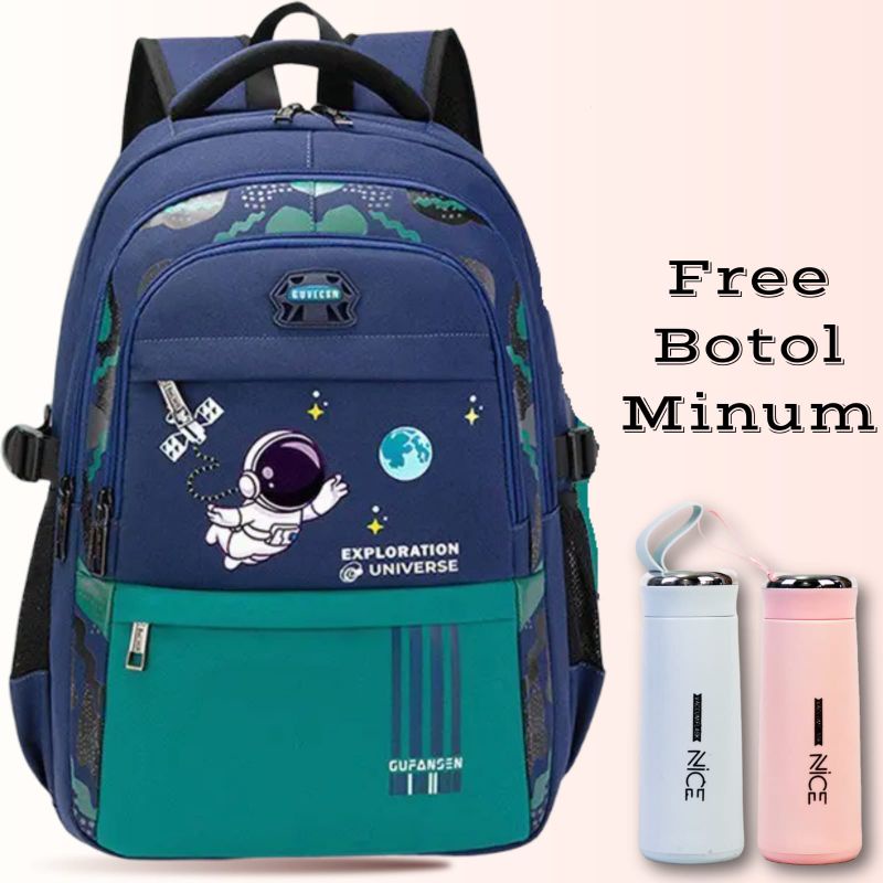 Bestseller Tas Ransel Anak Sekolah Tas Backpack Astronot Laki-laki