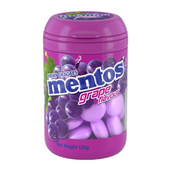 

Mentos Bottle Vietnam/ Mentos Botol Grape/ Sour/ Yogurt 120g