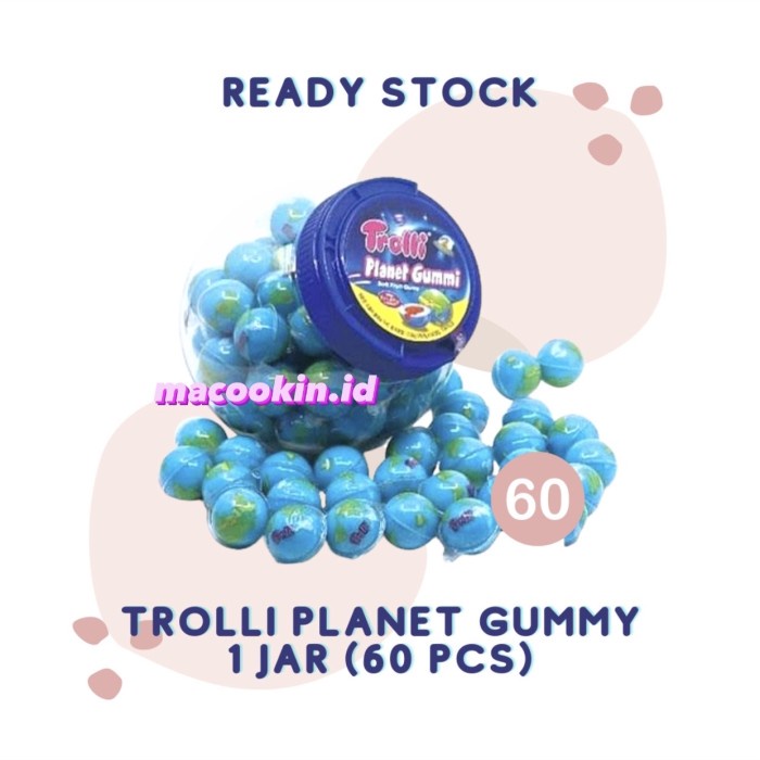 

Trolli Gummy 1 Jar isi 60 pcs Planet Gummy