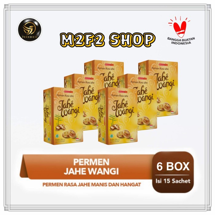 

Sido Muncul PERMEN Jahe Wangi Sachet - 150 gr (Harga 6 Box)