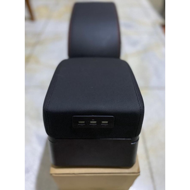 Console Box Xpander Cross Armrest Konsol Boks Arm Rest Usb - Black