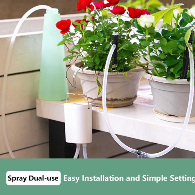 Alat Siram Tanaman Timer Otomatis Pompa Semprot Air Penyiram Irigasi