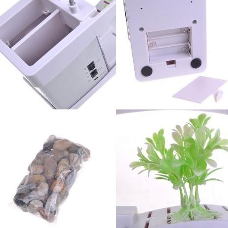 Promo Aquarium Ikan Mini Usb Cupang Hias Akrilik Lampu Led Aquarium