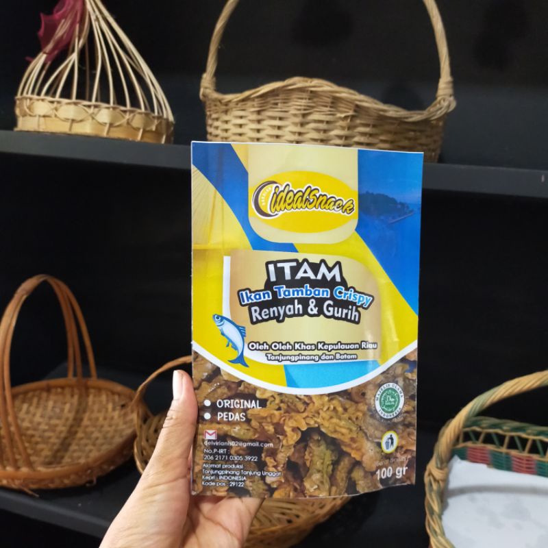 

Ikan Tamban Crispy 150 gr kemasan bening