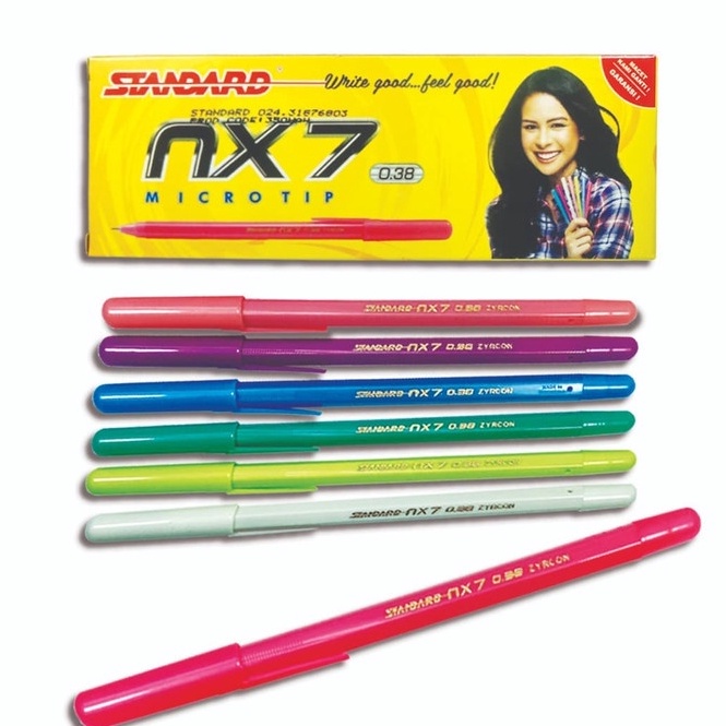 

Kekinian.. Pulpen Standard NX7 MICROTIP 0.38 OIL GEL - Standard Pen PER LUSIN 47