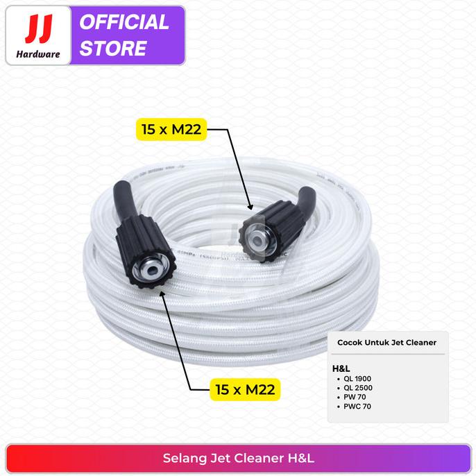Selang Jet Cleaner High Pressure H&L QL 1900 5 Meter