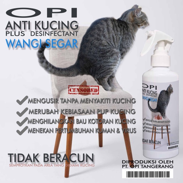 Cairan ajaib pengusir atau merubah kebiasaan pup kucing spray semprot 60ml sampai dengan 500ml EPS44 TKK3