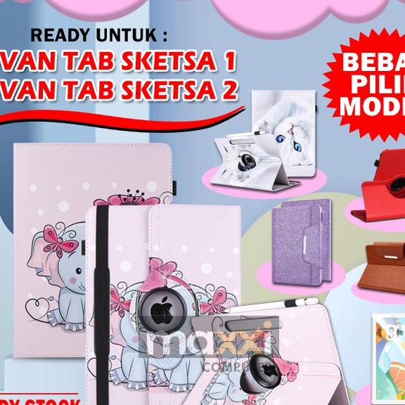 Advan Tab Sketsa 1 2 Tablet 10 10.1 Inch Case Casing Cover Anti Gores