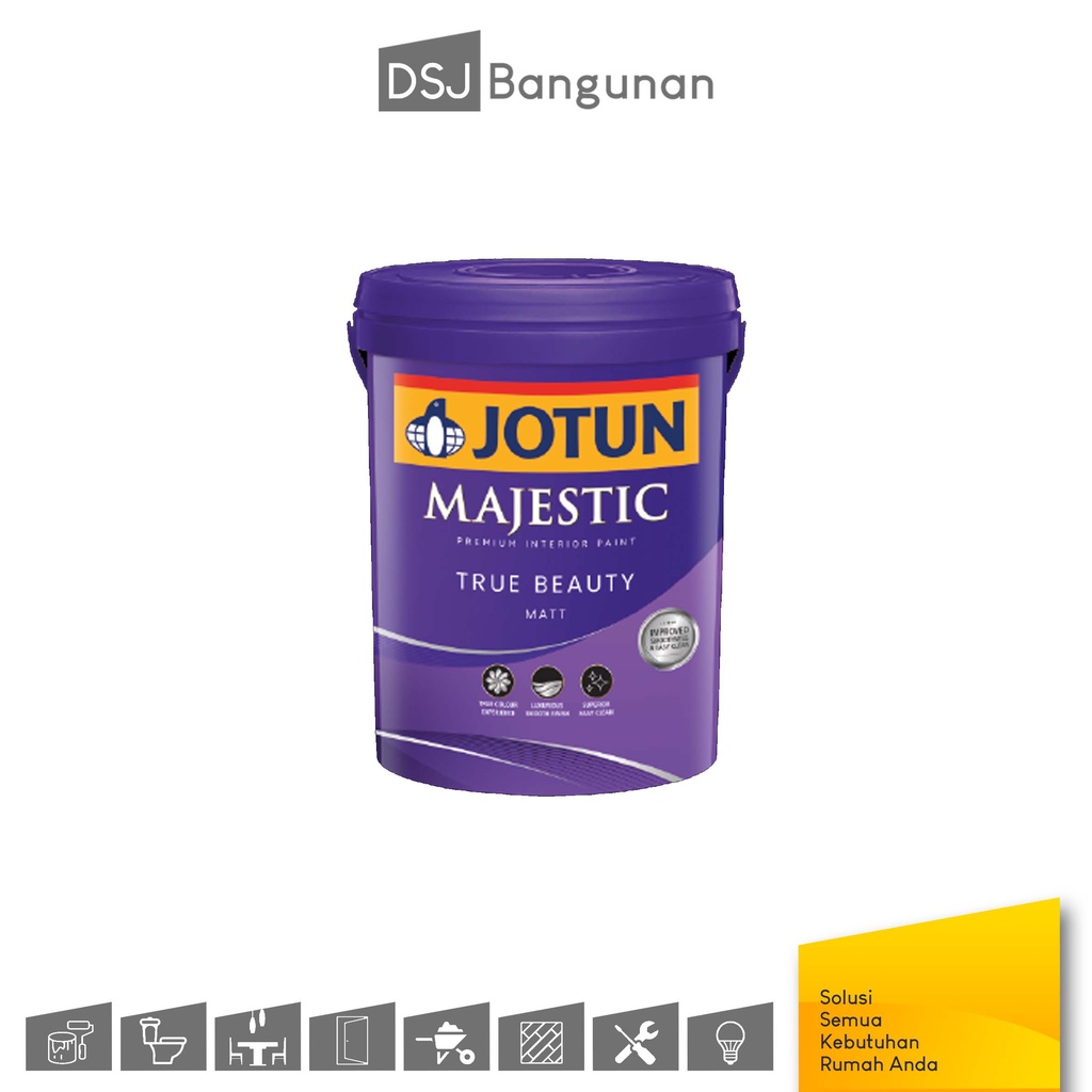 Jotun Majestic True Beauty Matt Cat Tembok Interior 20 L