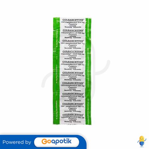 COLSANCETIN 250 MG STRIP 10 KAPSUL