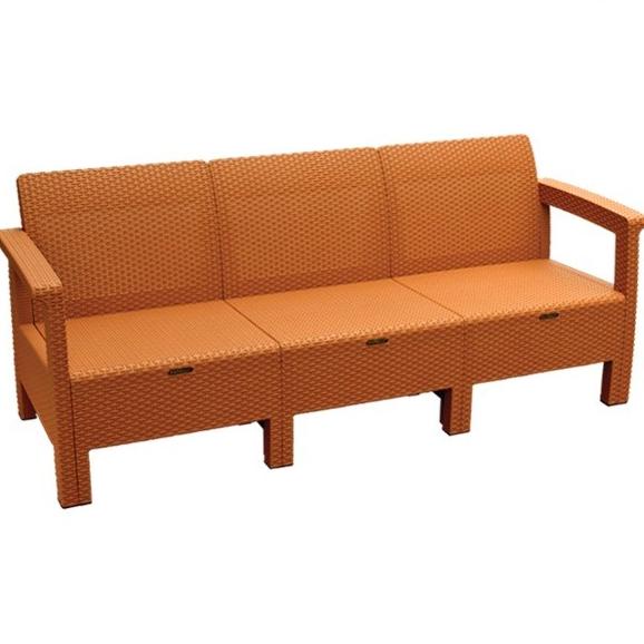 Sofa Rotan Sintetis Napolly 3 Dudukan 181 A3