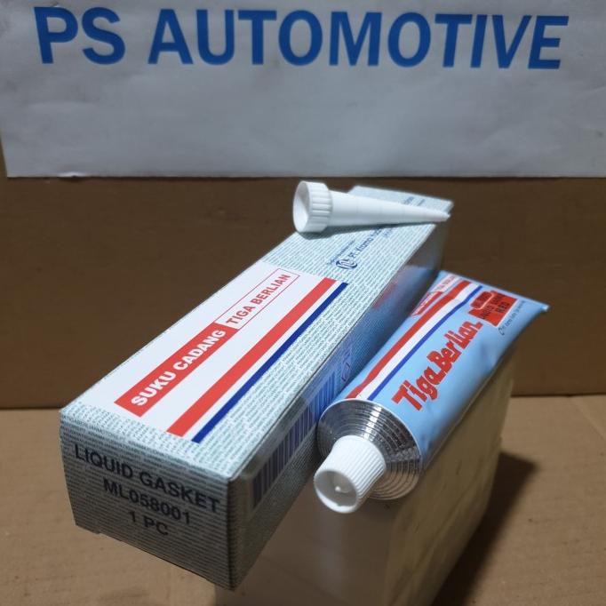 LIQUID GASKET TIGA BERLIAN 75 G MERAH ML058001 / ABU ML058002 ORIGINAL
