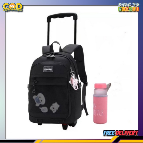 Troley Ransel Bisa Jalan Lucu Viral Bagpack Karakter Bestseller Troly Anak Cewek Anak Kekinian Rangs