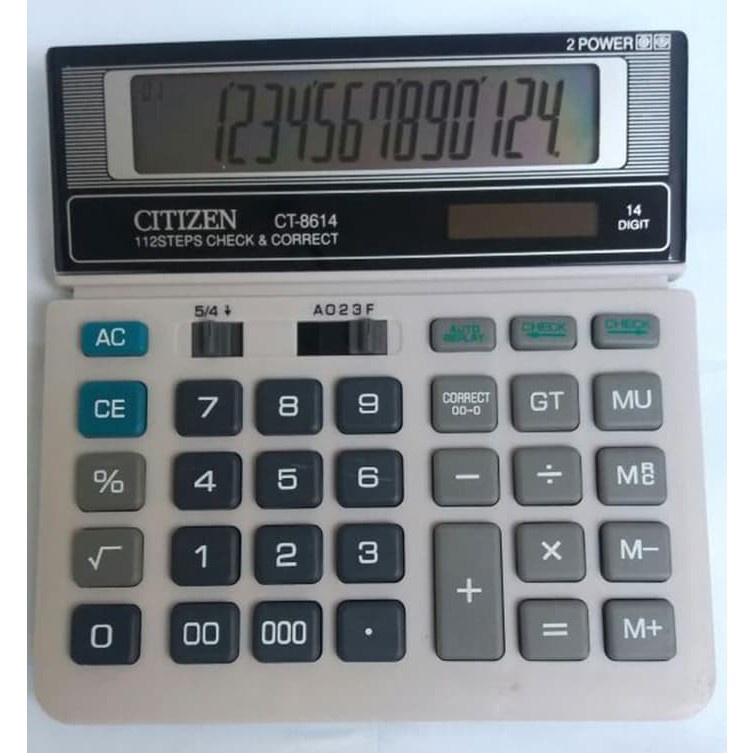 

✔✔SALE✔✔ Kalkulator Dagang 14 Digit Citizen CT-8614