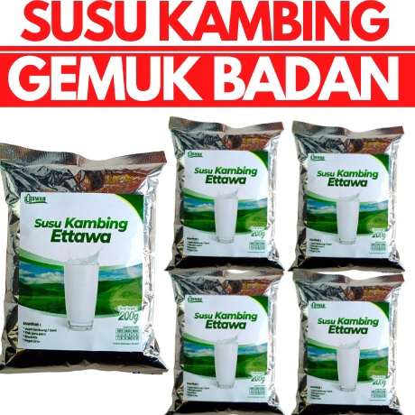 

Jangan Sampai Kehabisan!!!❄️ Susu Kambing Etawa Full Cream Penggemuk Badan Murah 200 Gr