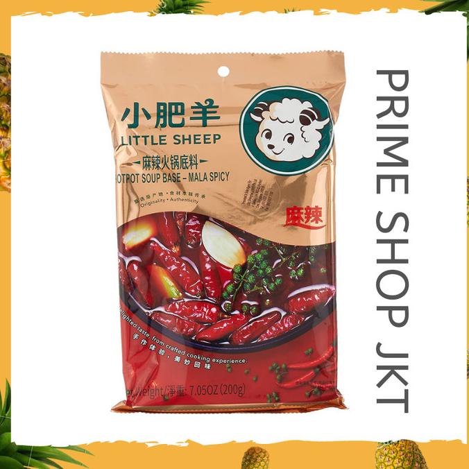 

Little Sheep Hotpot Soup Base Mala Spicy 200gr Bumbu Mala Siap Pakai